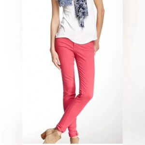 Joe’s Jeans “The Skinny Hot Pink” Skinny Pink/Coral Jeans Size 26